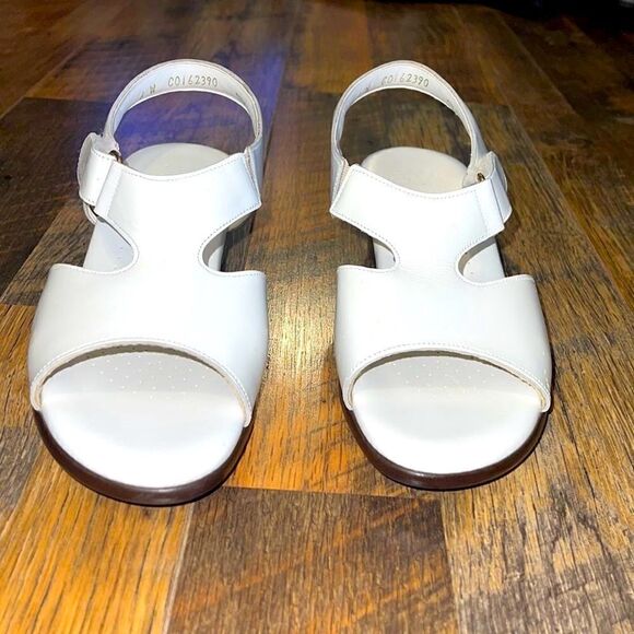 SAS Suntimer Pearl Bone Sandals Size 6 Wide - Picture 8 of 16